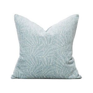 Lakásdekor Párnahuzat Dekoratív párnahuzat Modern Egyszerű Luxus Világoskék színű Geometrikus Jacquard Bird Print Art Coussin