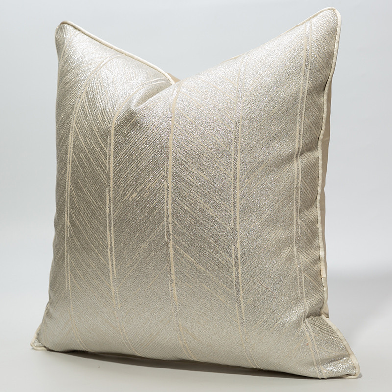 Home Decor Luksuzna bjelokost Geometric Art Jastučnica Ukrasna jastučnica Moderna Jednostavna prugasta Sofa Fotelja Posteljina Coussin