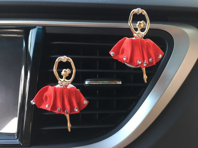 1 buc. Ornament pentru mașină, clemă cu diamante pentru balet, pentru odorizant pentru mașină, difuzor de parfum pentru mașină, odorizant auto-parfumat XCZ565