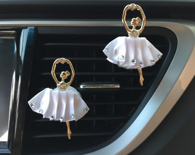1 buc. Ornament pentru mașină, clemă cu diamante pentru balet, pentru odorizant pentru mașină, difuzor de parfum pentru mașină, odorizant auto-parfumat XCZ565