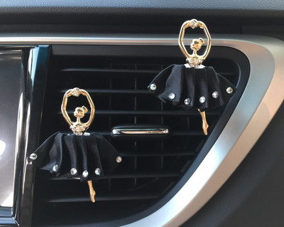 1 buc. Ornament pentru mașină, clemă cu diamante pentru balet, pentru odorizant pentru mașină, difuzor de parfum pentru mașină, odorizant auto-parfumat XCZ565