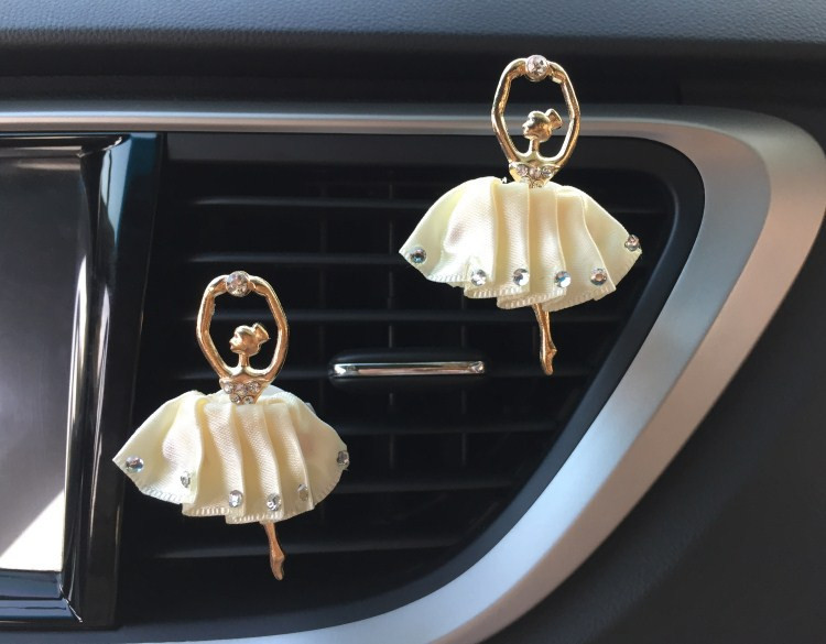 1 buc. Ornament pentru mașină, clemă cu diamante pentru balet, pentru odorizant pentru mașină, difuzor de parfum pentru mașină, odorizant auto-parfumat XCZ565