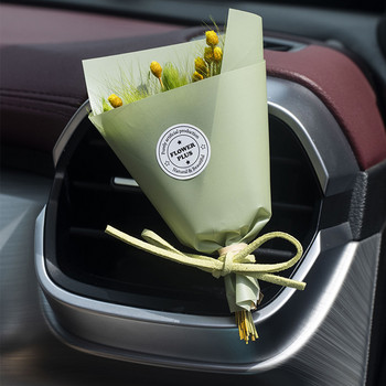 Creativity Αποξηραμένα Λουλούδια Μπουκέτο Αυτοκινήτου Άρωμα Αεραγωγού Κλιπ Μίνι Μπουκέτο Αιώνιο Λουλούδι Αξεσουάρ Αυτοκινήτου Εσωτερικό Γυναικείο Στολίδι