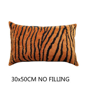 Kućni dekor Jastuk Navlaka Ukrasna jastučnica Moderna Jednostavna Luksuzna Mekanarančasta Zebra Drvo Vez Kauč Fotelja Posteljina