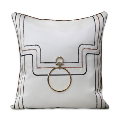 Moderna smeđa jastučnica 45x45cm Ukrasna ramazanska jastučna navlaka za dnevni boravak Sofa Kućni dekor Ukrasni jastuci