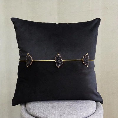 Moderna smeđa jastučnica 45x45cm Ukrasna ramazanska jastučna navlaka za dnevni boravak Sofa Kućni dekor Ukrasni jastuci