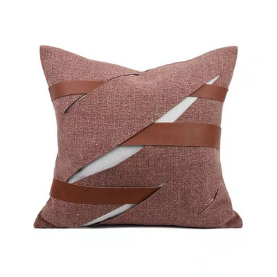 Moderna smeđa jastučnica 45x45cm Ukrasna ramazanska jastučna navlaka za dnevni boravak Sofa Kućni dekor Ukrasni jastuci