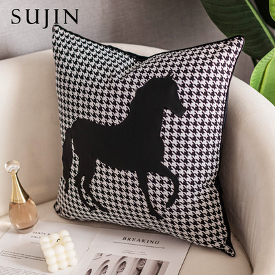 Moderna smeđa jastučnica 45x45cm Ukrasna ramazanska jastučna navlaka za dnevni boravak Sofa Kućni dekor Ukrasni jastuci