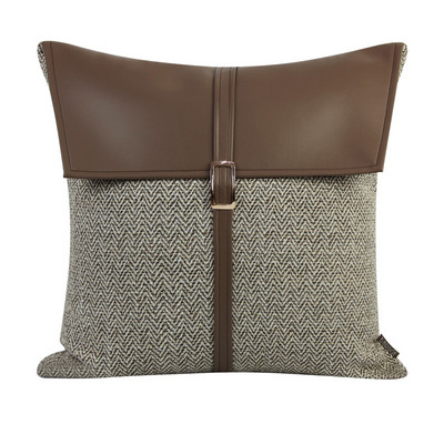 Moderna smeđa jastučnica 45x45cm Ukrasna ramazanska jastučna navlaka za dnevni boravak Sofa Kućni dekor Ukrasni jastuci