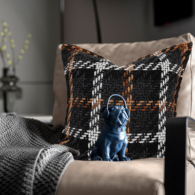 Moderna smeđa jastučnica 45x45cm Ukrasna ramazanska jastučna navlaka za dnevni boravak Sofa Kućni dekor Ukrasni jastuci