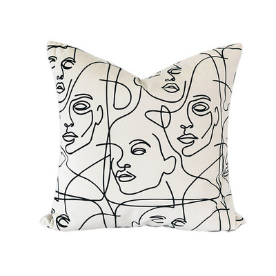 Moderna smeđa jastučnica 45x45cm Ukrasna ramazanska jastučna navlaka za dnevni boravak Sofa Kućni dekor Ukrasni jastuci