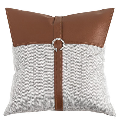 Moderna smeđa jastučnica 45x45cm Ukrasna ramazanska jastučna navlaka za dnevni boravak Sofa Kućni dekor Ukrasni jastuci