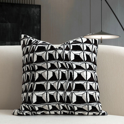 Moderna smeđa jastučnica 45x45cm Ukrasna ramazanska jastučna navlaka za dnevni boravak Sofa Kućni dekor Ukrasni jastuci