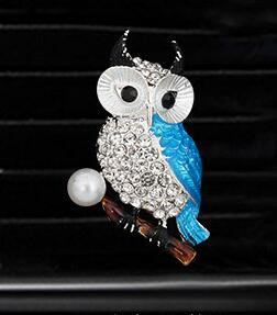 Automatski izlaz Osvježivač zraka Metalni osvježivač zraka za automobil Mirisni darovi Ventilacijski otvor Parfem Pearl Owl Crystal Parfem Clip