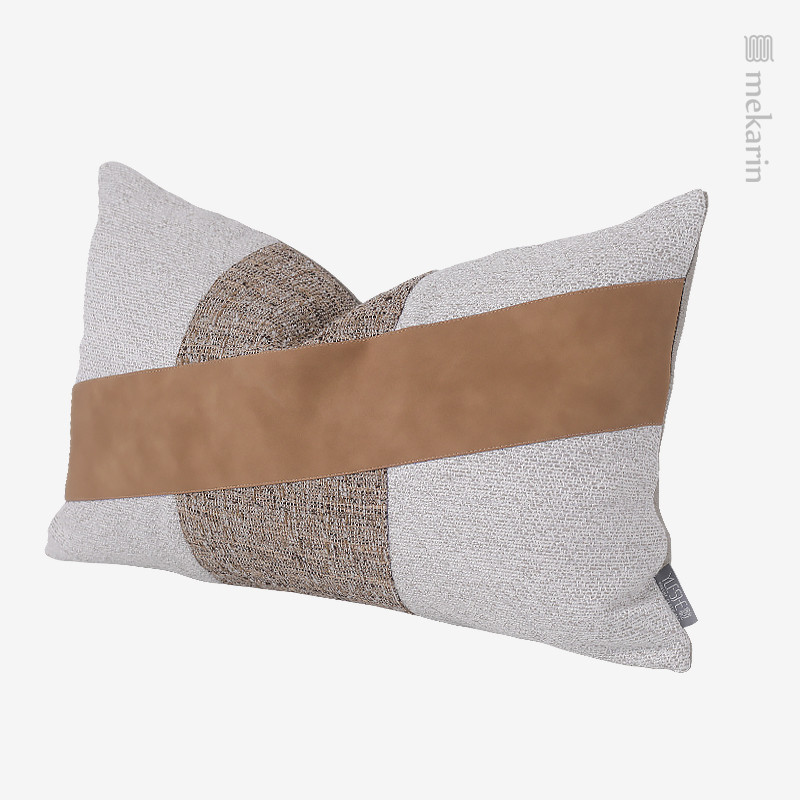 Model mekane dekoracije soba dnevni boravak kauč jastuk kožni šavovi u boji kave jastuk oko struka krevet jastuk torba jastuk za spavaću sobu