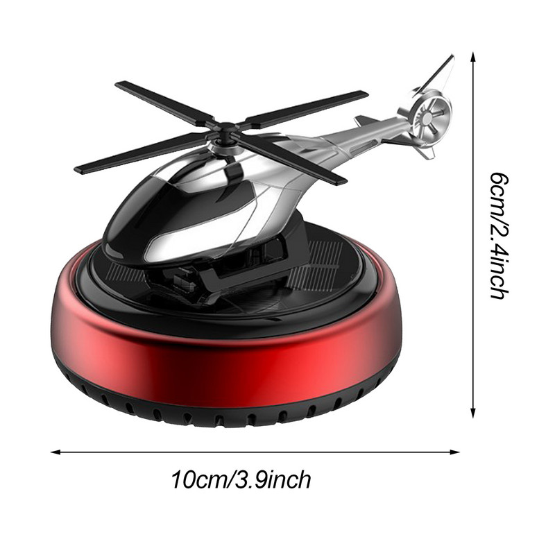 Repülési Autós Légfrissítő Spinning Helikopter Aromaterápia Autó Műszerfalhoz Tartós Ötvözet Illat Diffúzor Otthoni Járművekhez