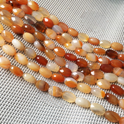 Természetes kő Oszlop forma Csiszolt gyöngyfűzés Achátok kristály Szórt gyöngyök ékszerkészítéshez barkácsolás nyaklánc karkötő kiegészítők