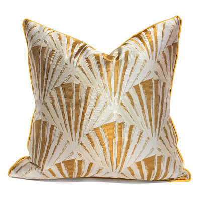Lakás dekoráció Párnahuzat Dekoratív párnahuzat Luxus Modern Geometric Shell Jacquard Modern szoba Kanapé Szék Ágynemű Coussin
