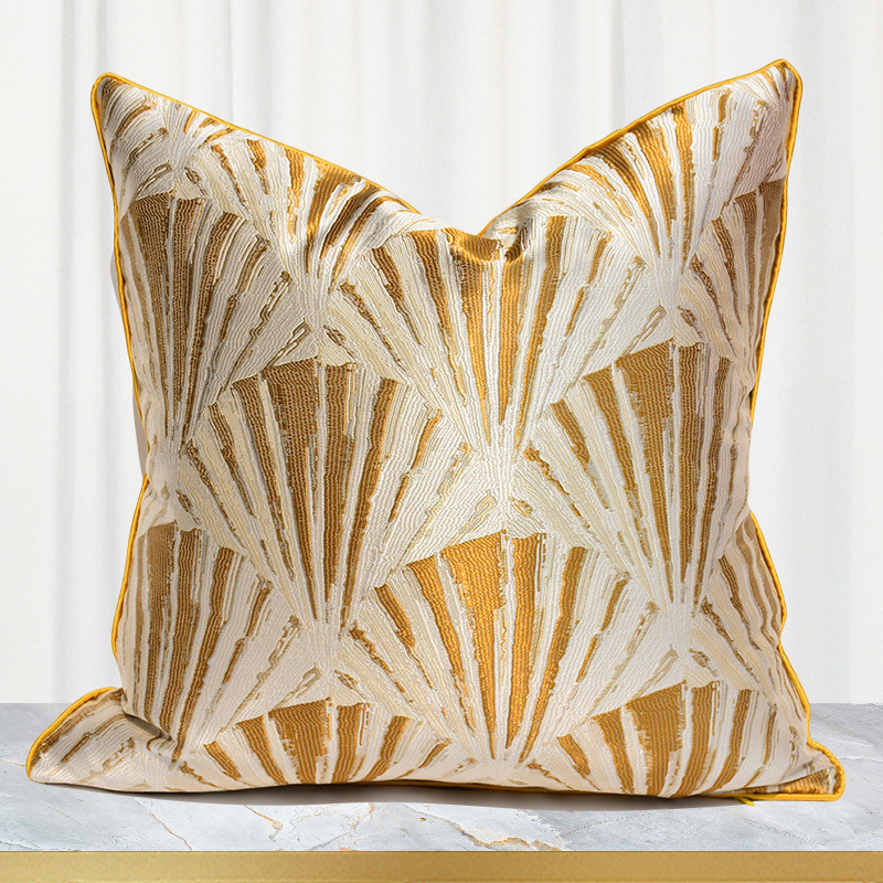 Lakás dekoráció Párnahuzat Dekoratív párnahuzat Luxus Modern Geometric Shell Jacquard Modern szoba Kanapé Szék Ágynemű Coussin