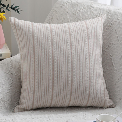 Homaxy Ukrasna jastučnica za kauč Udobna jastučnica Jednostavna prugasta jastučnica za krevet Estetska 45x45 30x50 50x50