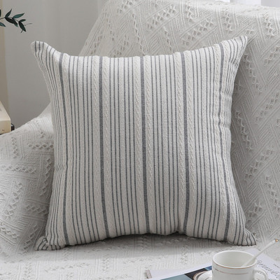 Homaxy Ukrasna jastučnica za kauč Udobna jastučnica Jednostavna prugasta jastučnica za krevet Estetska 45x45 30x50 50x50