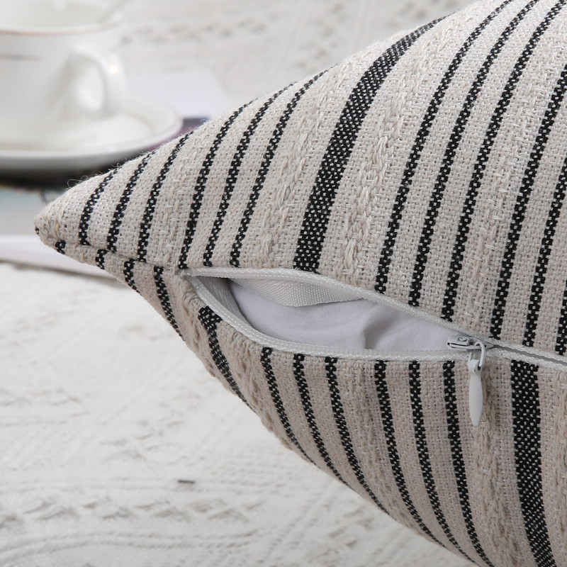 Homaxy Ukrasna jastučnica za kauč Udobna jastučnica Jednostavna prugasta jastučnica za krevet Estetska 45x45 30x50 50x50