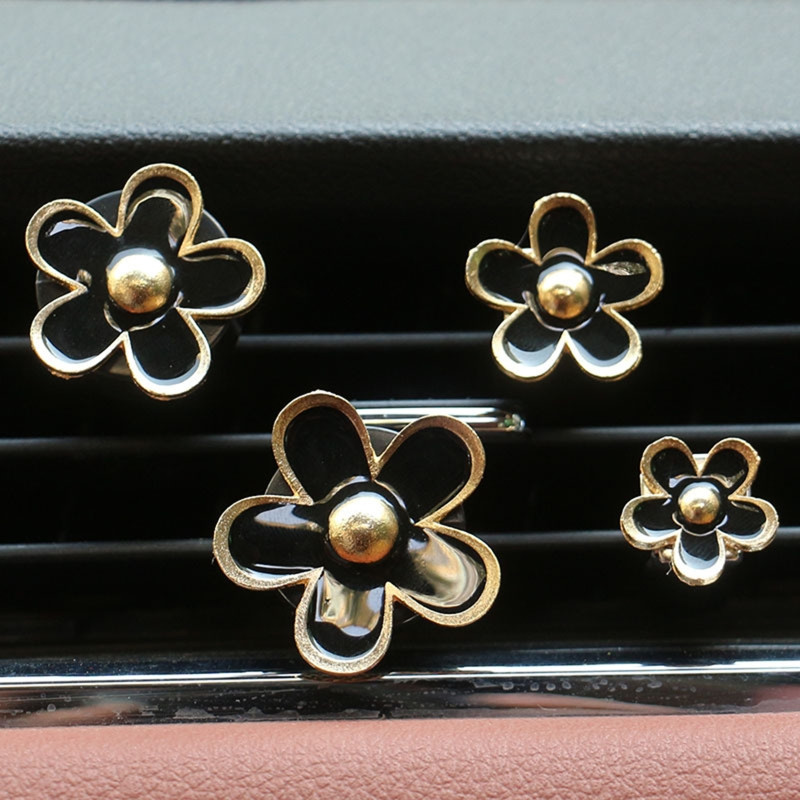 Styling Air Aromaterápiás Clip Creative Blossom Shape Parfüm Diffúzor Szellőzőnyílás Elegáns Autós Kiegészítők Szuvenír ajándék