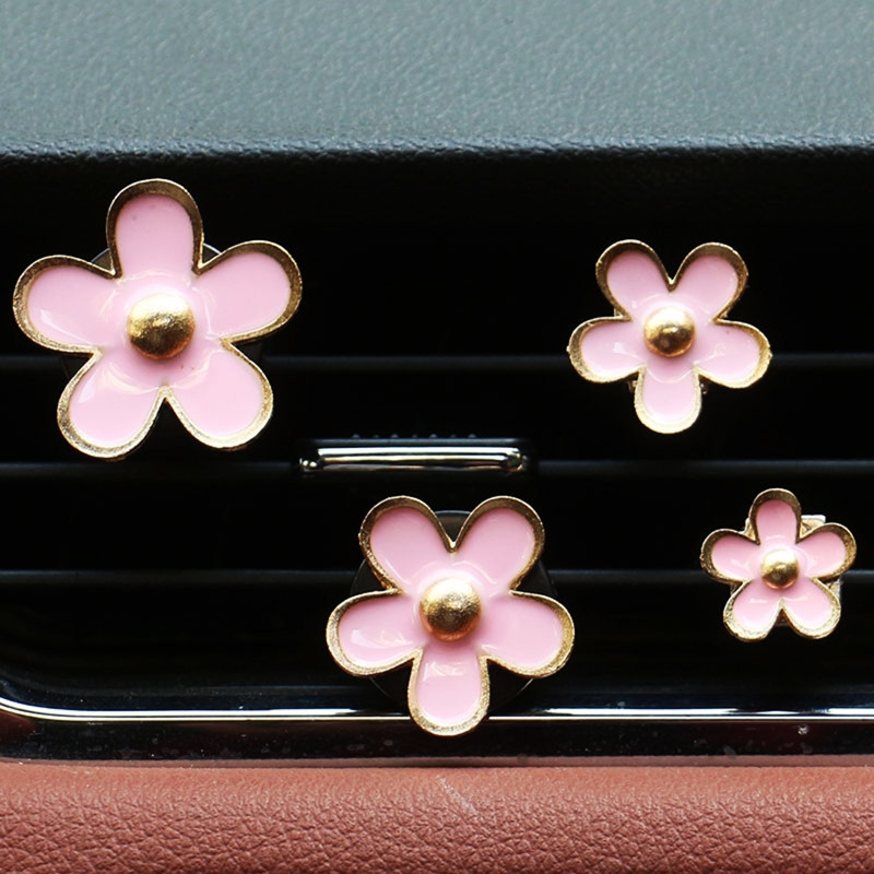 Styling Air Aromaterápiás Clip Creative Blossom Shape Parfüm Diffúzor Szellőzőnyílás Elegáns Autós Kiegészítők Szuvenír ajándék