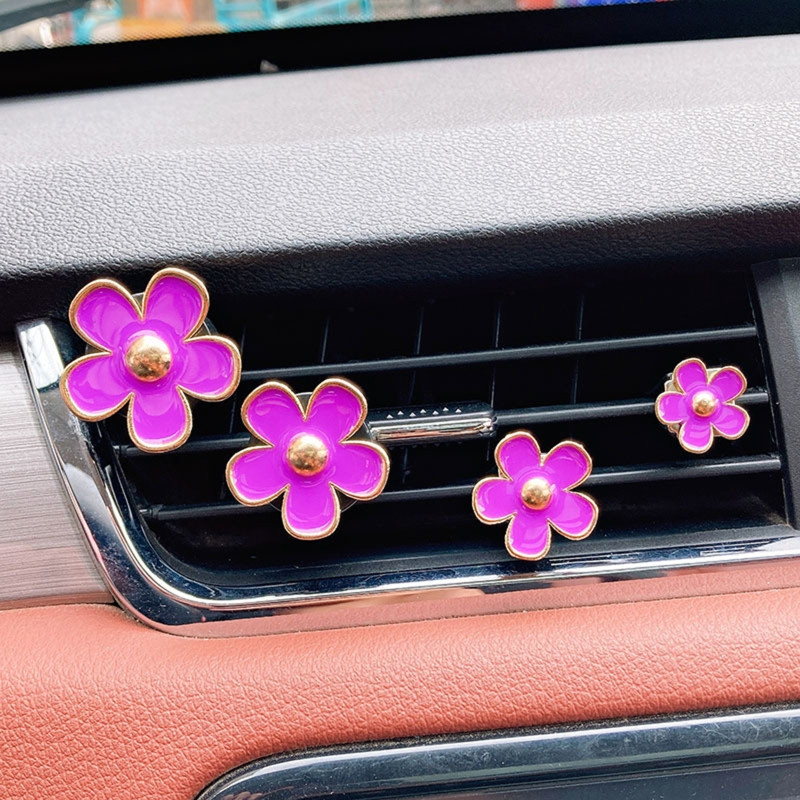 Styling Air Aromaterápiás Clip Creative Blossom Shape Parfüm Diffúzor Szellőzőnyílás Elegáns Autós Kiegészítők Szuvenír ajándék