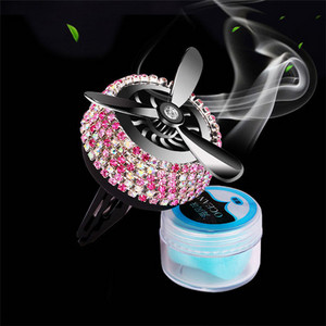 Autóstílus Bling Diamond Air Force Autóillat Aromaterápia Illóolaj Autóillat Diffúzor Crystal Outlet Légtisztító