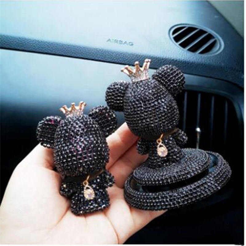 Crtani slatki medvjed parfem za automobil miris za aromaterapiju za automobil ukras za unutrašnjost auta pribor za ispuh zraka klip lagani miris