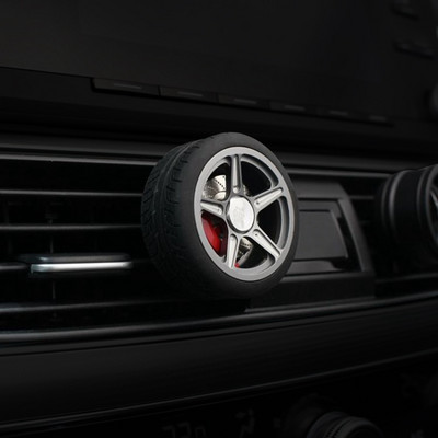 Difuzor de parfum auto Decor interior Jante din aliaj Orificii de aerisire Cleme de ieșire Stick de burete Fitil Miros de parfum în Odorizante de mașină
