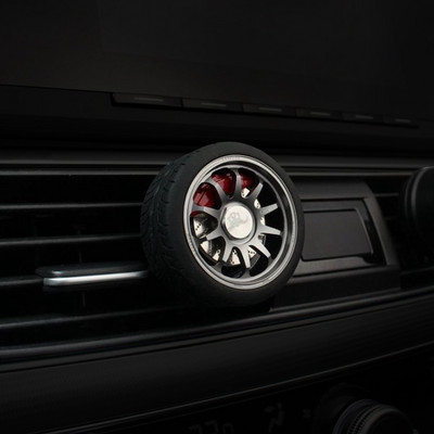 Difuzor de parfum auto Decor interior Jante din aliaj Orificii de aerisire Cleme de ieșire Stick de burete Fitil Miros de parfum în Odorizante de mașină