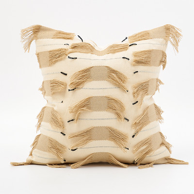 Lagane luksuzne INS jastučnice Ukrasni smeđi kožni jastuk za struk Kućni dekor kauč Crno bijeli Jastuk za jastuke 45x45cm 30x50cm