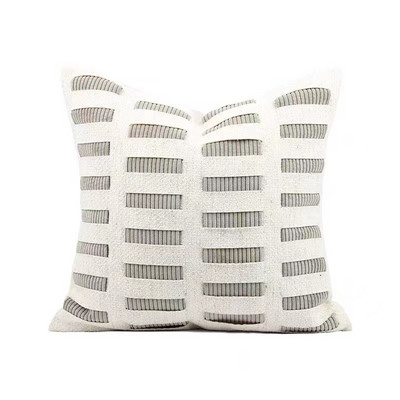 Lagane luksuzne INS jastučnice Ukrasni smeđi kožni jastuk za struk Kućni dekor kauč Crno bijeli Jastuk za jastuke 45x45cm 30x50cm