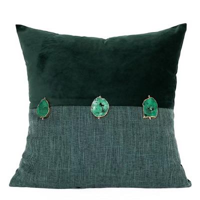 Lagane luksuzne INS jastučnice Ukrasni smeđi kožni jastuk za struk Kućni dekor kauč Crno bijeli Jastuk za jastuke 45x45cm 30x50cm