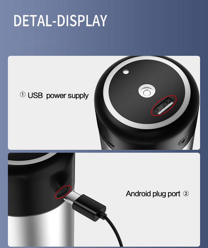 Osvježivač zraka u unutrašnjosti automobila Difuzor zraka s krutom aromom Parfem Miris Automatski miris USB Dodaci za interijer automobila