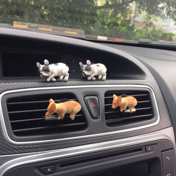 MR TEA Car Styling Cute Dog Air Conditioner Outlet Perfume Puppy Pet Auto Freshener Air Decoration Auto άρωμα Στολίδι