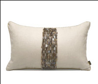 Ukrasne karirane jastučnice za dnevnu sobu Zlatne rese Novi modeli Jastučnice oko struka Kućni dekor Jastuci za sofe 30x50cm