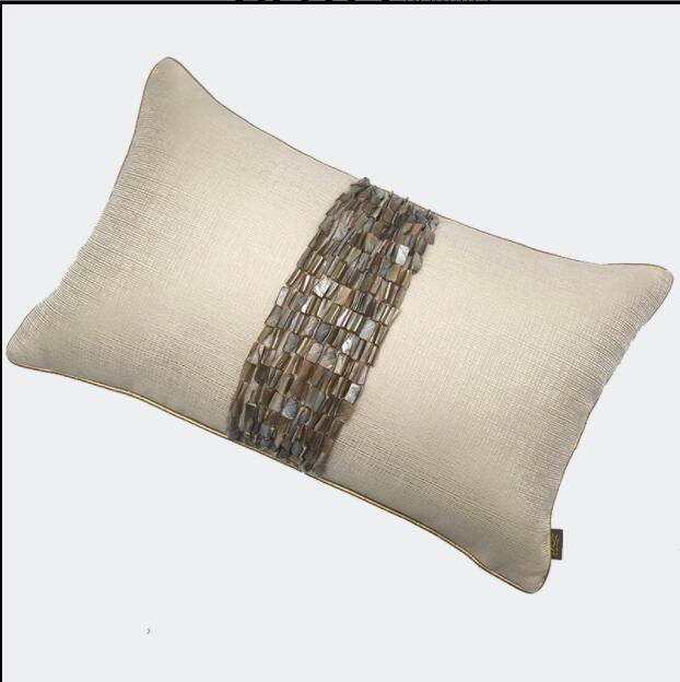 Ukrasne karirane jastučnice za dnevnu sobu Zlatne rese Novi modeli Jastučnice oko struka Kućni dekor Jastuci za sofe 30x50cm