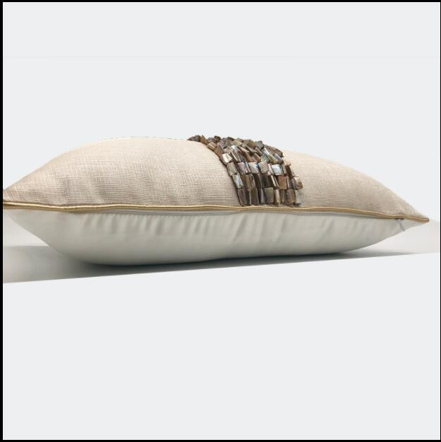 Ukrasne karirane jastučnice za dnevnu sobu Zlatne rese Novi modeli Jastučnice oko struka Kućni dekor Jastuci za sofe 30x50cm