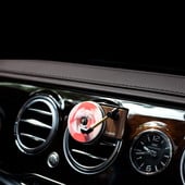 Lemezlejátszó Autós Parfüm Clip Légfrissítő Fonográf Auto Air Vent Illat illat Diffúzor Szilárd balzsam Belső Kiegészítők