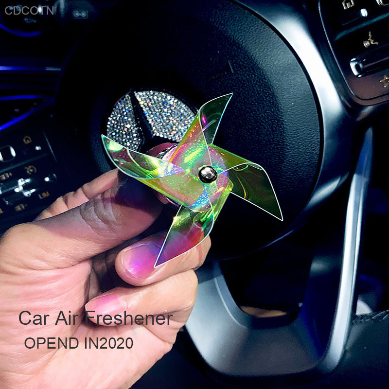 Šarena vjetrenjača Automobil Osvježivač zraka Klima uređaj Izlaz Miris Parfem Stezaljka Aromaterapija Ukrasi Dekoracija Auto pribor