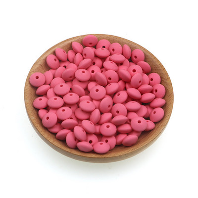 Sunrony 50 kom 12 mm biserne silikonske perle od leće Ekološke perle za narukvice DIY komponente lančića za dudu za izradu nakita