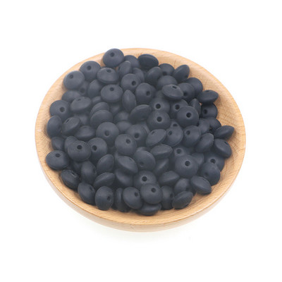 Sunrony 50 kom 12 mm biserne silikonske perle od leće Ekološke perle za narukvice DIY komponente lančića za dudu za izradu nakita