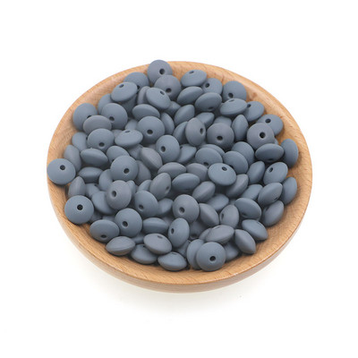 Sunrony 50 kom 12 mm biserne silikonske perle od leće Ekološke perle za narukvice DIY komponente lančića za dudu za izradu nakita