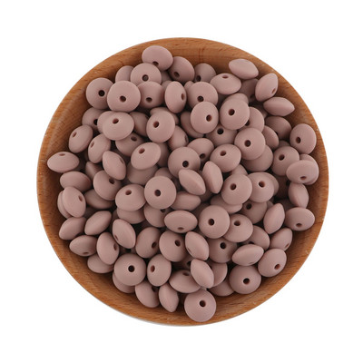 Sunrony 50 kom 12 mm biserne silikonske perle od leće Ekološke perle za narukvice DIY komponente lančića za dudu za izradu nakita