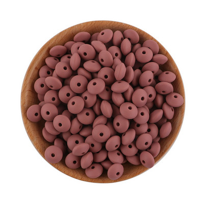 Sunrony 50 kom 12 mm biserne silikonske perle od leće Ekološke perle za narukvice DIY komponente lančića za dudu za izradu nakita