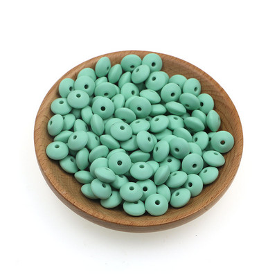 Sunrony 50 kom 12 mm biserne silikonske perle od leće Ekološke perle za narukvice DIY komponente lančića za dudu za izradu nakita