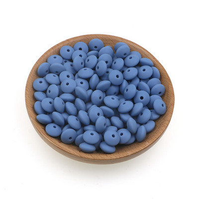 Sunrony 50 kom 12 mm biserne silikonske perle od leće Ekološke perle za narukvice DIY komponente lančića za dudu za izradu nakita